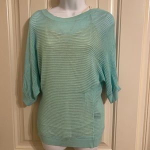 Turquoise knit tunic